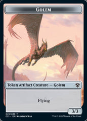 Golem (025) // Thopter Token [Commander 2021 Tokens] | Devastation Store