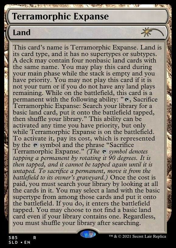 Terramorphic Expanse (Full Text) [Secret Lair Drop Promos] | Devastation Store