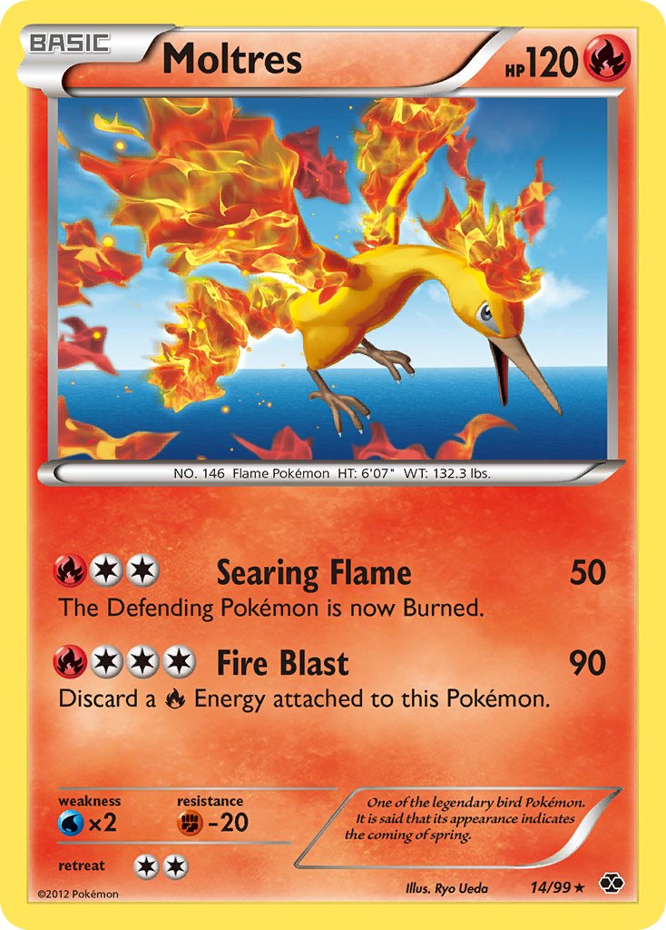 Moltres (14/99) (Blister Exclusive) [Black & White: Next Destinies] | Devastation Store