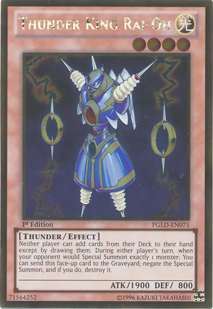 Thunder King Rai-Oh [PGLD-EN075] Gold Rare | Devastation Store