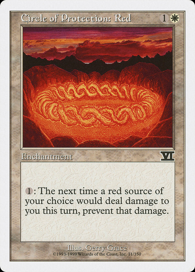 Circle of Protection: Red [Classic Sixth Edition] - Devastation Store | Devastation Store
