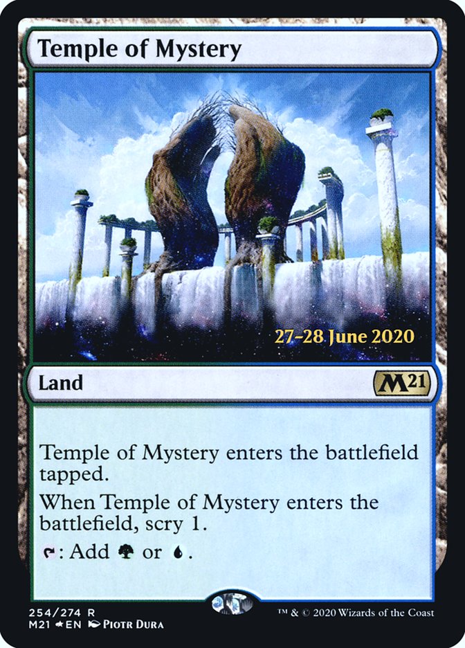 Temple of Mystery  [Core Set 2021 Prerelease Promos] | Devastation Store