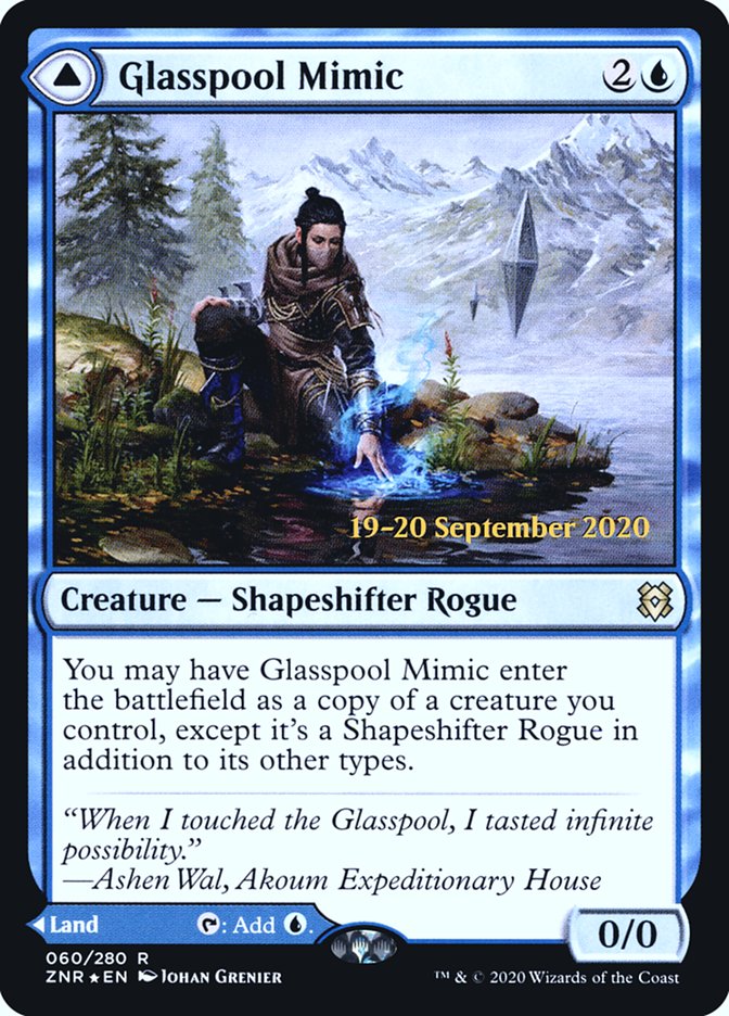 Glasspool Mimic // Glasspool Shore [Zendikar Rising Prerelease Promos] | Devastation Store