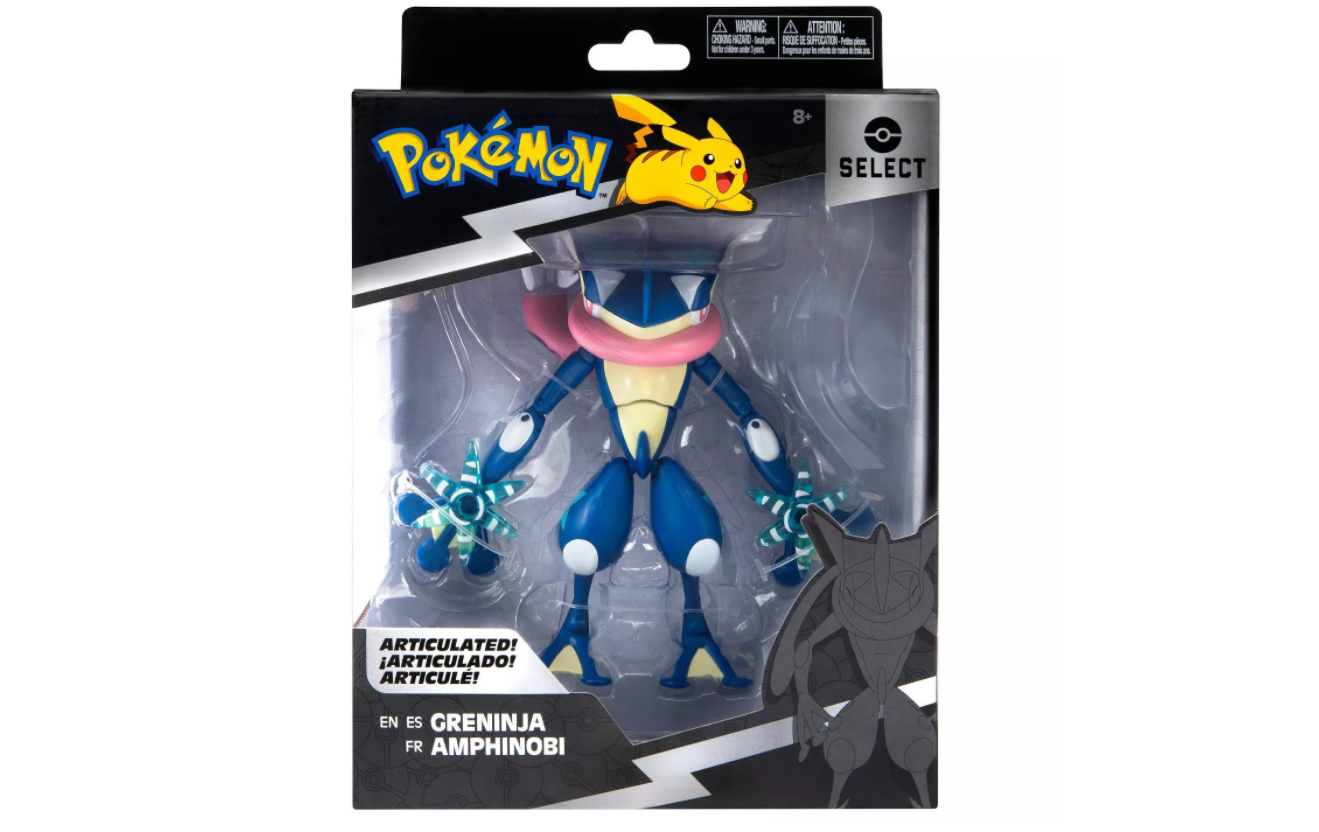 Figura Pokémon - Greninja, Super-articulatado 15cms | Devastation Store