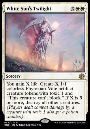 White Sun's Twilight (Promo Pack) [Phyrexia: All Will Be One Promos] | Devastation Store