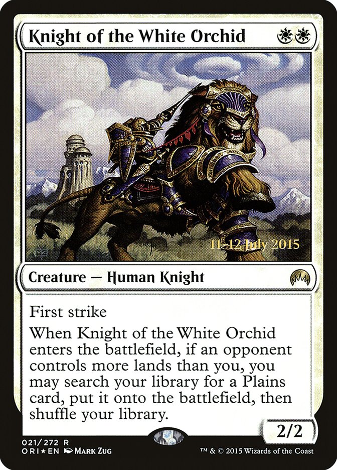 Knight of the White Orchid [Magic Origins Prerelease Promos] - Devastation Store | Devastation Store