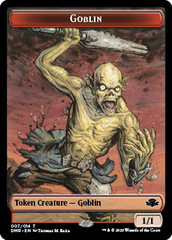 Goblin // Saproling Double-Sided Token [Dominaria Remastered Tokens] | Devastation Store