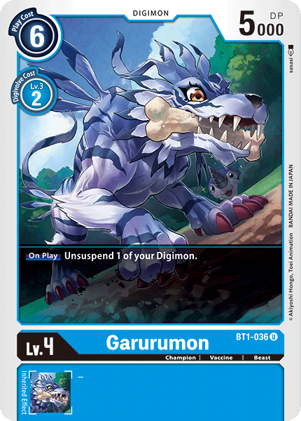 Garurumon [BT1-036] [Release Special Booster Ver.1.0] | Devastation Store