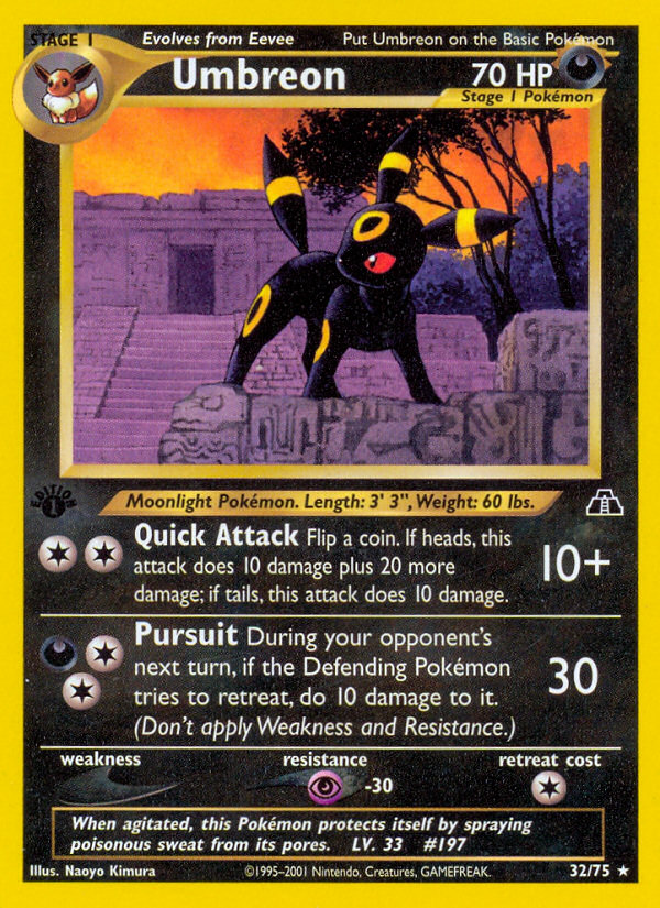 Umbreon (32/75) [Neo Discovery 1st Edition] | Devastation Store