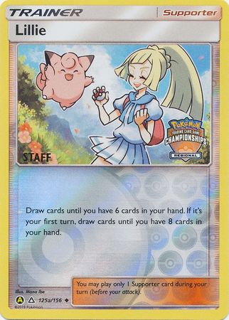 Lillie (125a/156) (Regional Promo Staff) [Sun & Moon: Ultra Prism] | Devastation Store