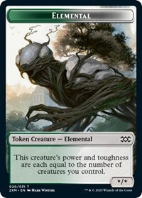 Elemental // Treasure Double-sided Token [Double Masters Tokens] | Devastation Store