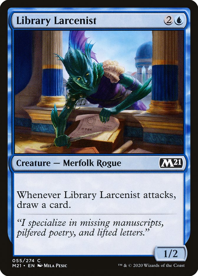 Library Larcenist [Core Set 2021] | Devastation Store
