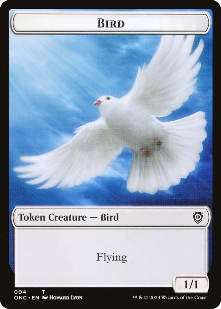 Bird // Cat Double-Sided Token [Phyrexia: All Will Be One Commander Tokens] | Devastation Store
