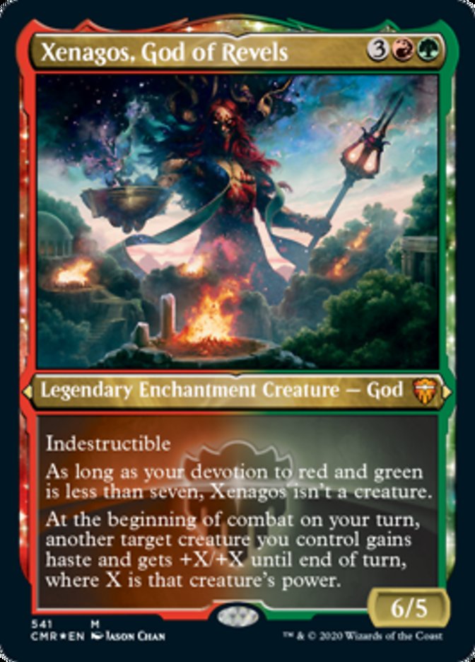 Xenagos, God of Revels (Etched) [Commander Legends] | Devastation Store