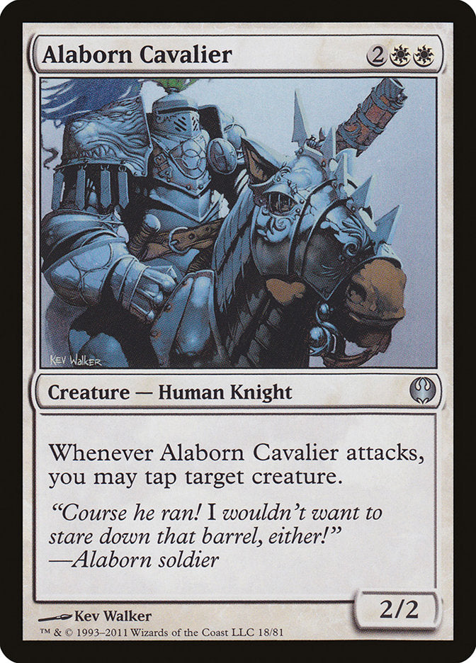 Alaborn Cavalier [Duel Decks: Knights vs. Dragons] - Devastation Store | Devastation Store