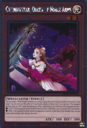 Gwenhwyfar, Queen of Noble Arms [NKRT-EN012] Platinum Rare | Devastation Store