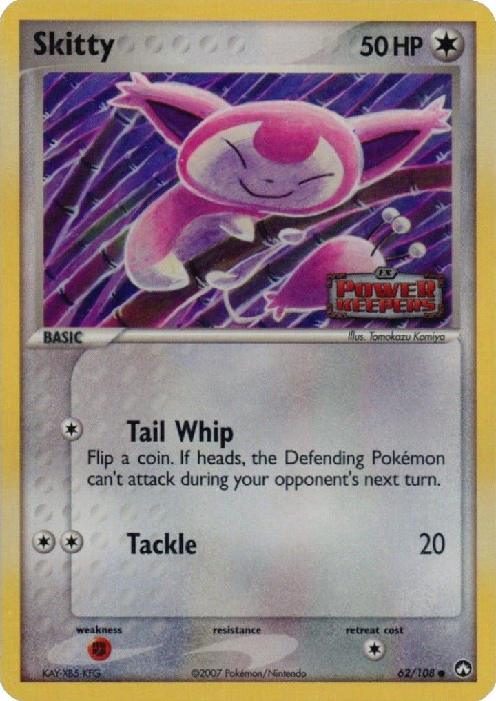 Skitty (62/108) (Stamped) [EX: Power Keepers] | Devastation Store