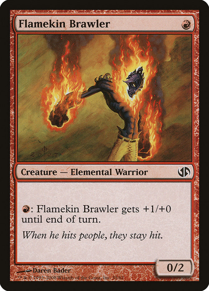 Flamekin Brawler [Duel Decks: Jace vs. Chandra] - Devastation Store | Devastation Store