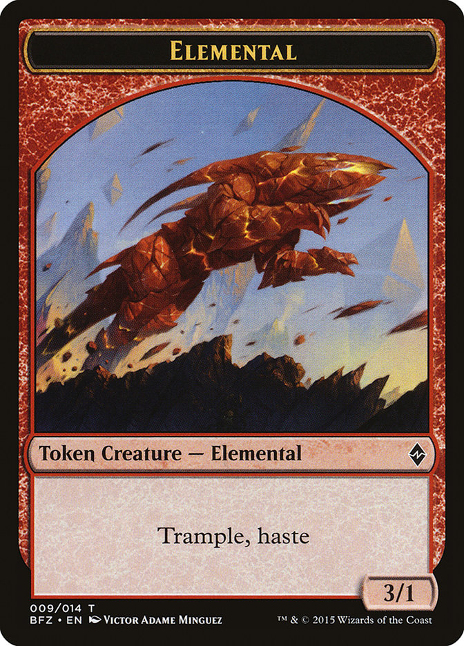 Elemental (009/014) [Battle for Zendikar Tokens] - Devastation Store | Devastation Store