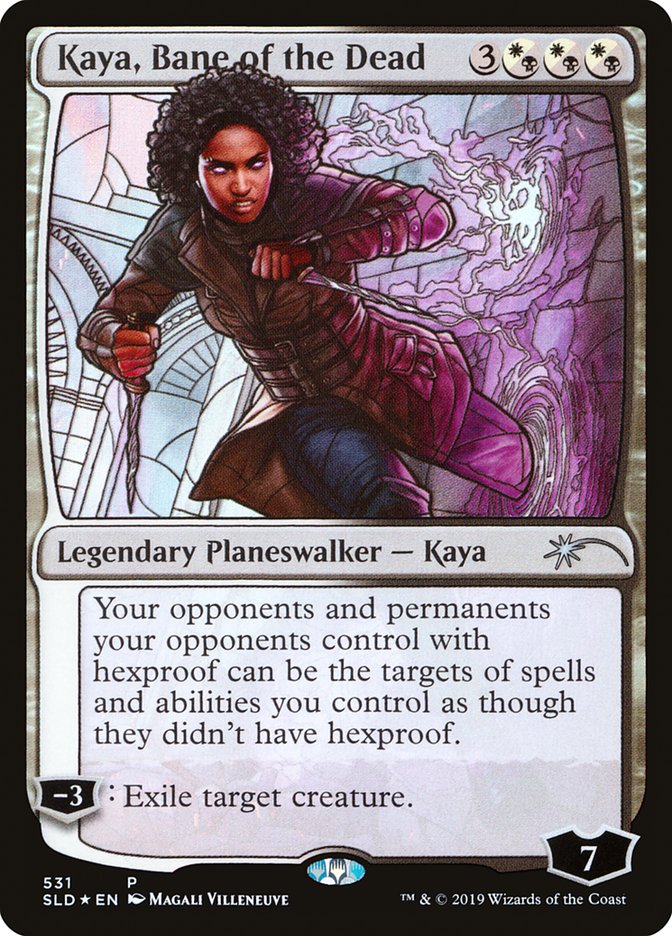 Kaya, Bane of the Dead (Stained Glass) [Secret Lair Drop Promos] | Devastation Store
