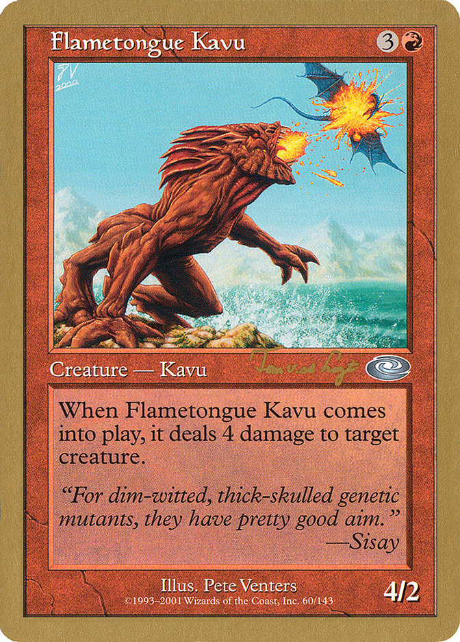 Flametongue Kavu (Tom van de Logt) [World Championship Decks 2001] | Devastation Store