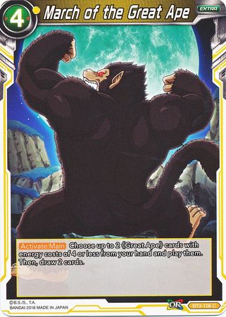 March of the Great Ape [BT3-106] | Devastation Store