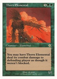 Thorn Elemental (Oversized) [Oversize Cards] | Devastation Store