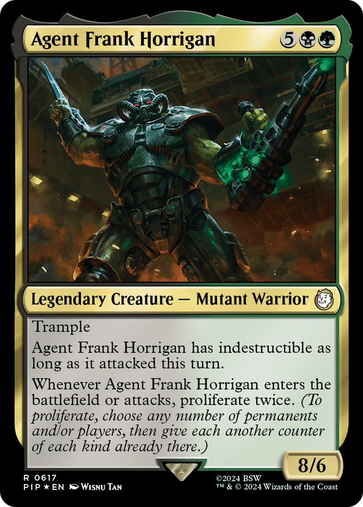Agent Frank Horrigan (Surge Foil) [Fallout] | Devastation Store