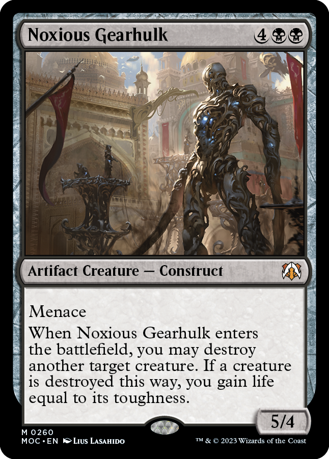 Noxious Gearhulk [March of the Machine Commander] | Devastation Store