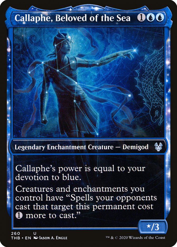 Callaphe, Beloved of the Sea (Showcase) [Theros Beyond Death] | Devastation Store