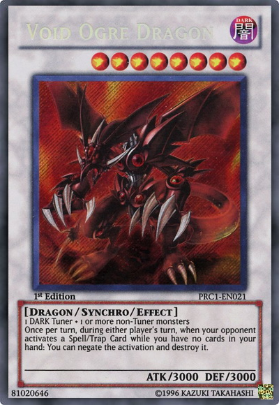 Void Ogre Dragon [PRC1-EN021] Secret Rare | Devastation Store