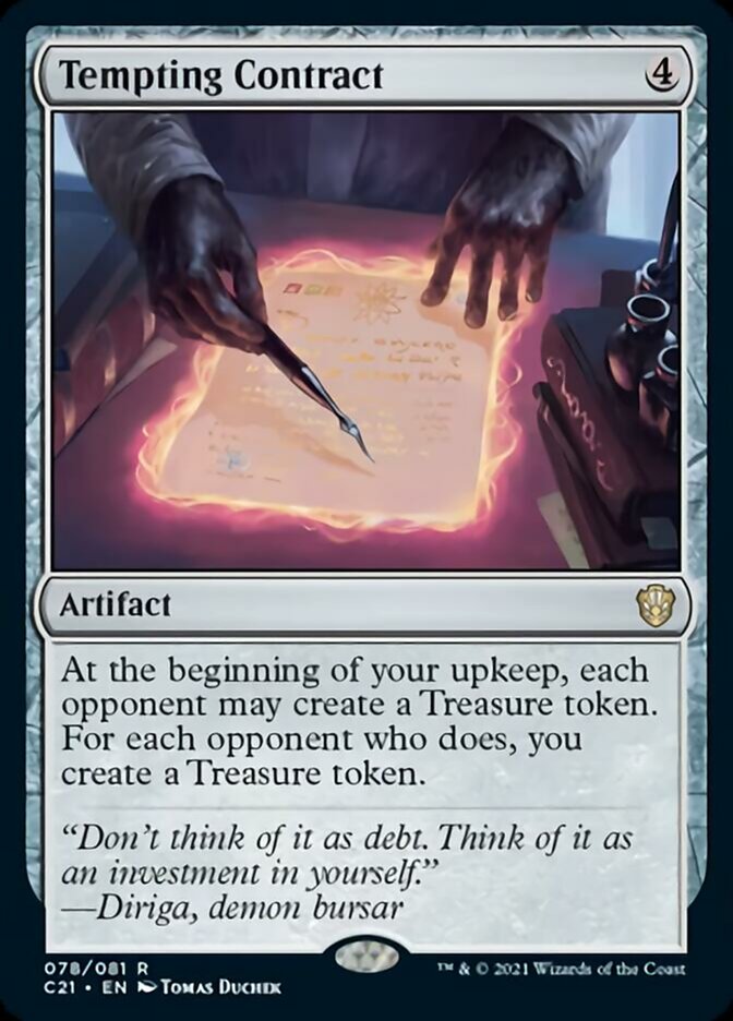 Tempting Contract [Commander 2021] | Devastation Store