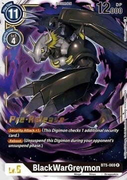 BlackWarGreymon [BT5-069] [Battle of Omni Pre-Release Promos] | Devastation Store