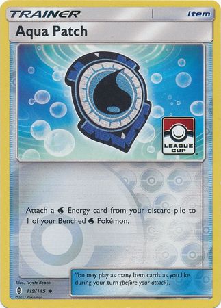 Aqua Patch (119/145) (League Promo) [Sun & Moon: Guardians Rising] | Devastation Store