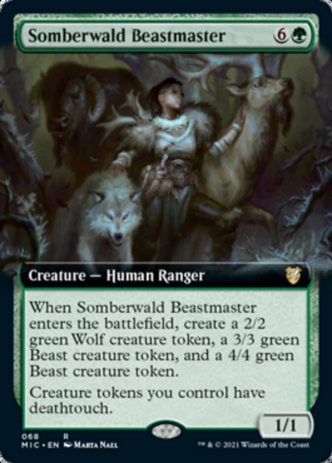 Somberwald Beastmaster (Extended) [Innistrad: Midnight Hunt Commander] | Devastation Store