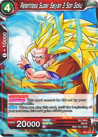 Relentless Super Saiyan 3 Son Goku (Demo Deck Non-Foil) [BT2-004] | Devastation Store