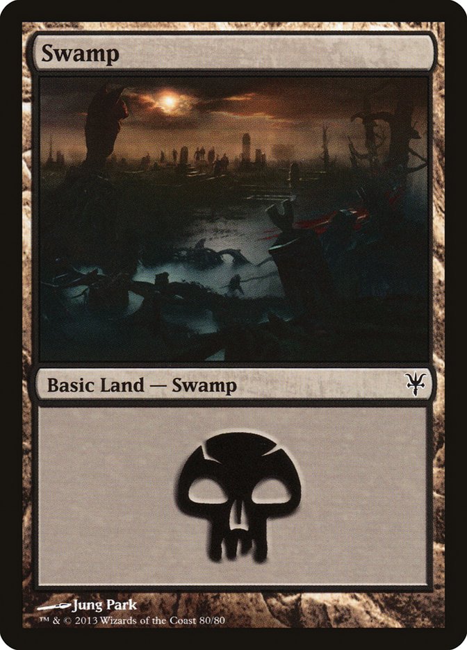 Swamp (80) [Duel Decks: Sorin vs. Tibalt] - Devastation Store | Devastation Store