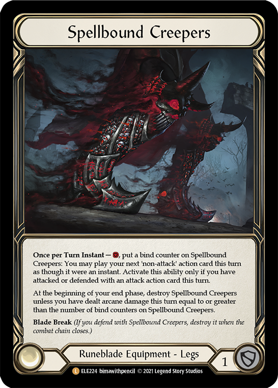 Spellbound Creepers [ELE224] (Tales of Aria)  1st Edition Cold Foil | Devastation Store
