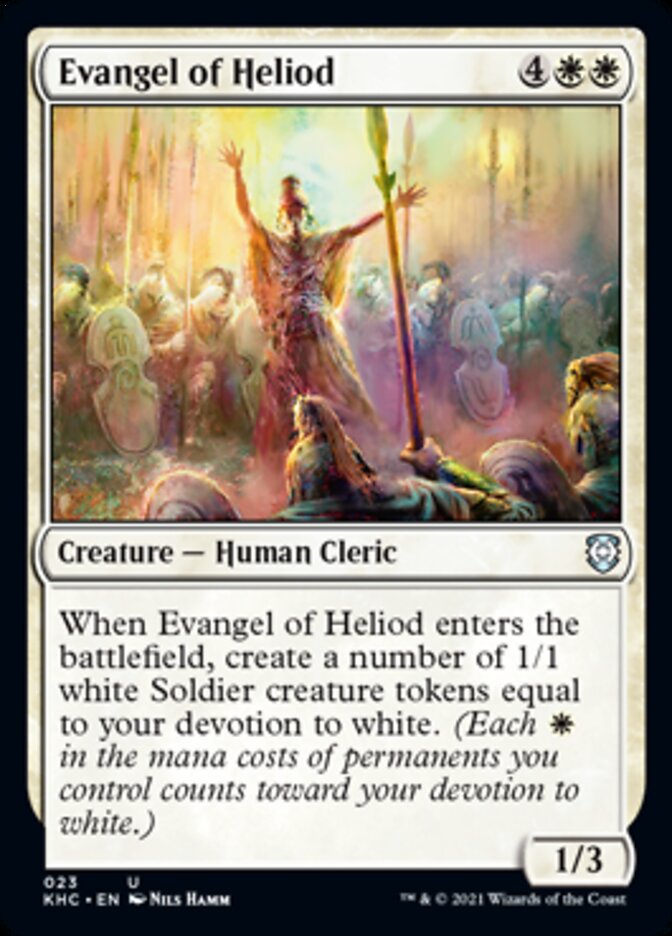 Evangel of Heliod [Kaldheim Commander] | Devastation Store