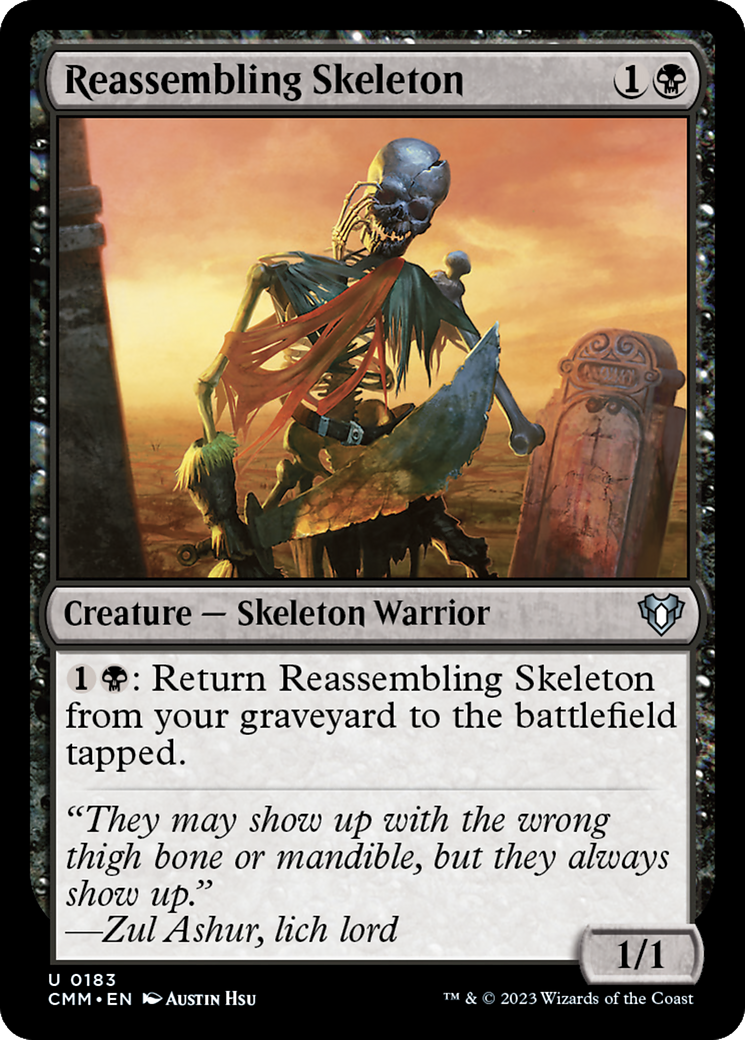 Reassembling Skeleton [Commander Masters] | Devastation Store