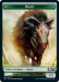 Beast // Insect Double-sided Token (Challenger 2021) [Unique and Miscellaneous Promos] | Devastation Store