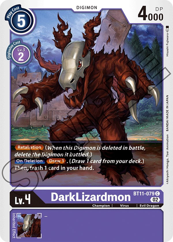 DarkLizardmon [BT11-079] [Dimensional Phase] | Devastation Store