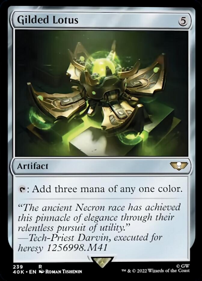 Gilded Lotus (Surge Foil) [Universes Beyond: Warhammer 40,000] | Devastation Store