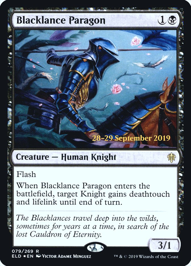 Blacklance Paragon  [Throne of Eldraine Prerelease Promos] | Devastation Store
