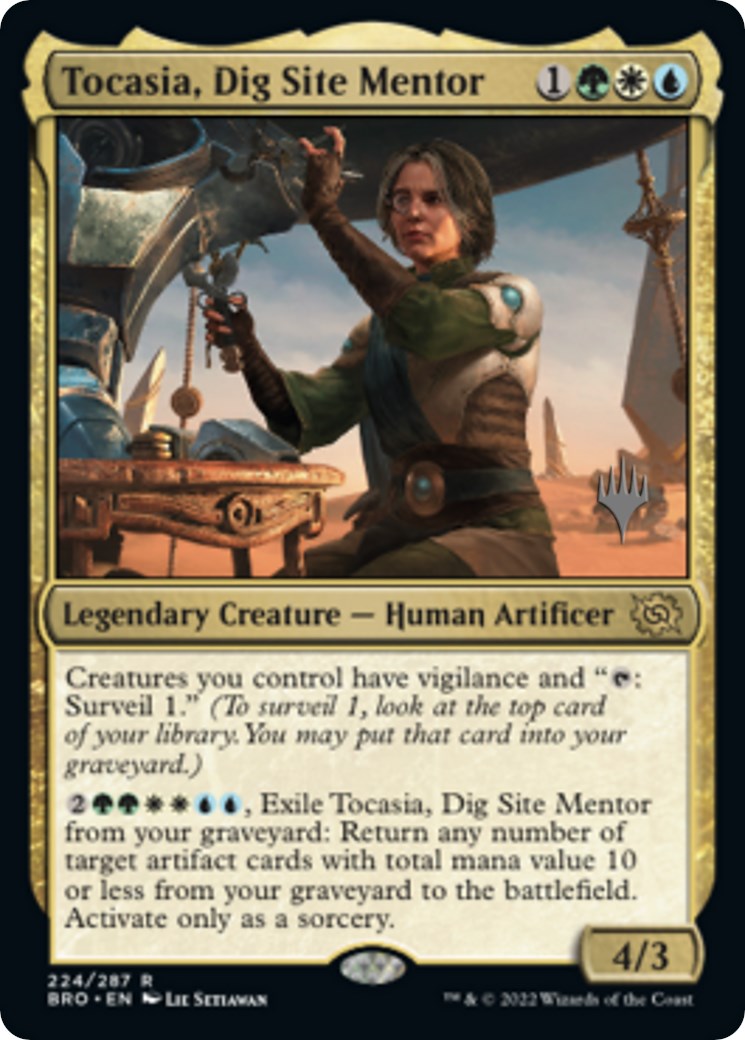 Tocasia, Dig Site Mentor (Promo Pack) [The Brothers' War Promos] | Devastation Store