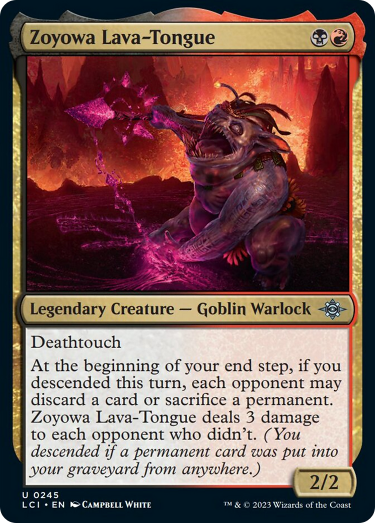 Zoyowa Lava-Tongue [The Lost Caverns of Ixalan] | Devastation Store