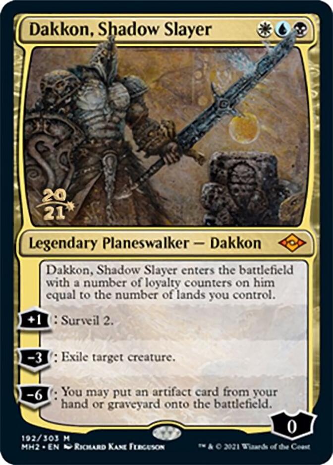 Dakkon, Shadow Slayer [Modern Horizons 2 Prerelease Promos] | Devastation Store