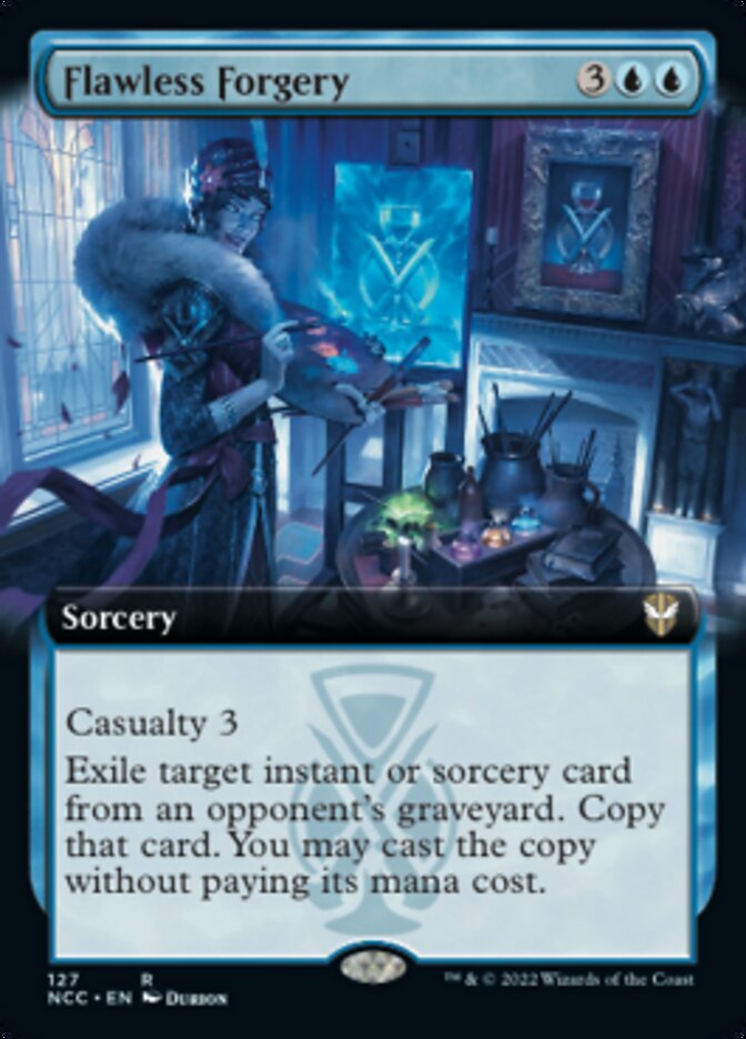 Flawless Forgery (Extended Art) [Streets of New Capenna Commander] | Devastation Store