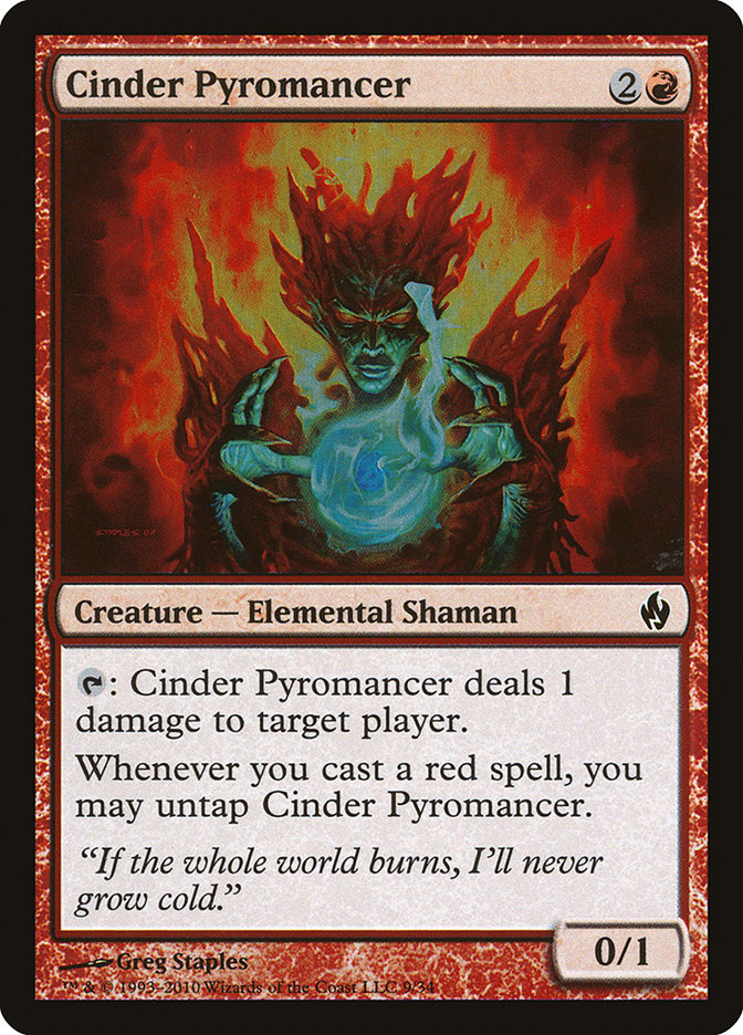 Cinder Pyromancer [Premium Deck Series: Fire and Lightning] | Devastation Store