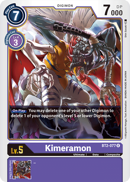 Kimeramon [BT2-077] [Release Special Booster Ver.1.0] | Devastation Store